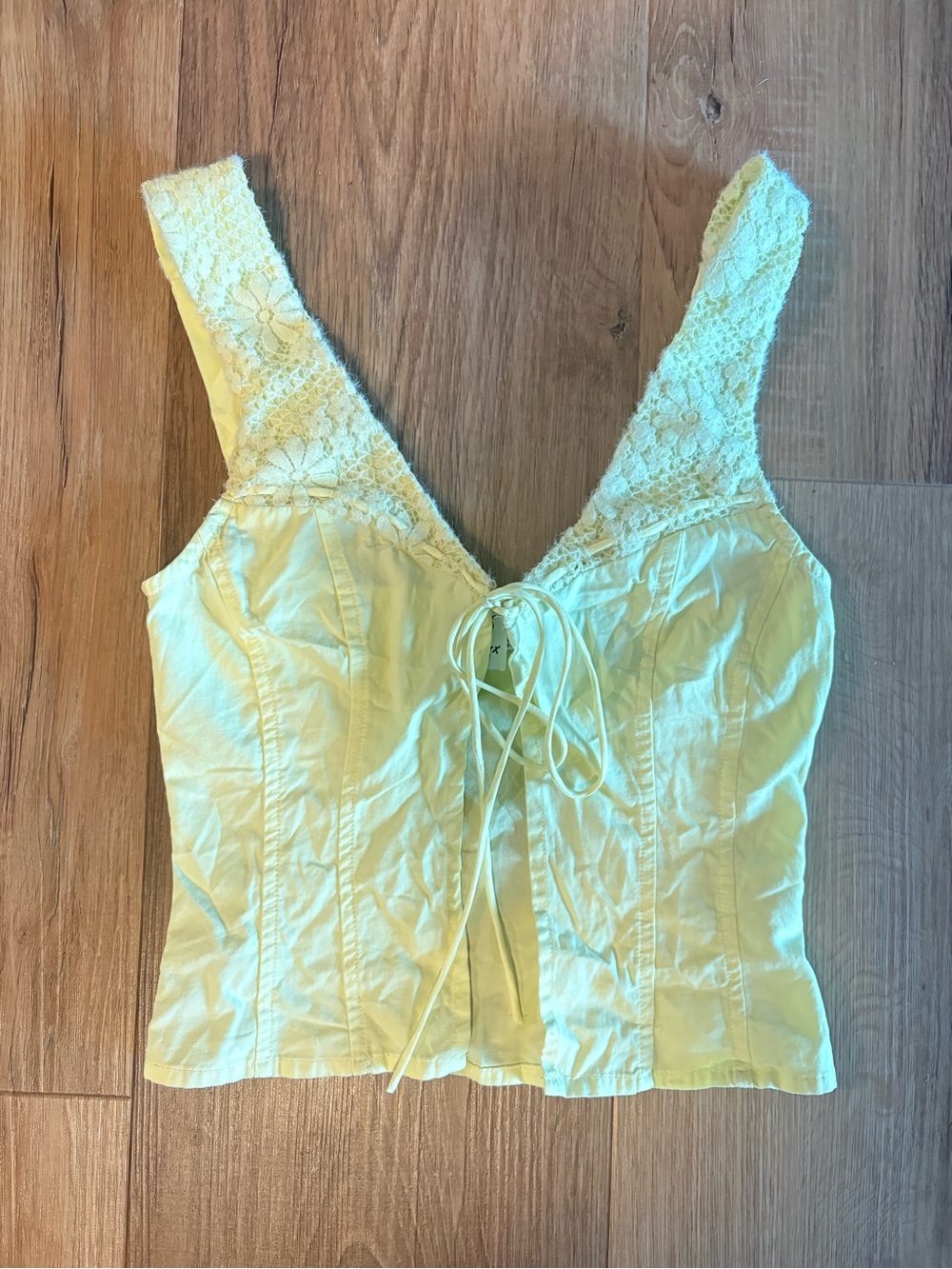 Princess Polly Merrelle Lace Trim Corset Top Y2K size 6